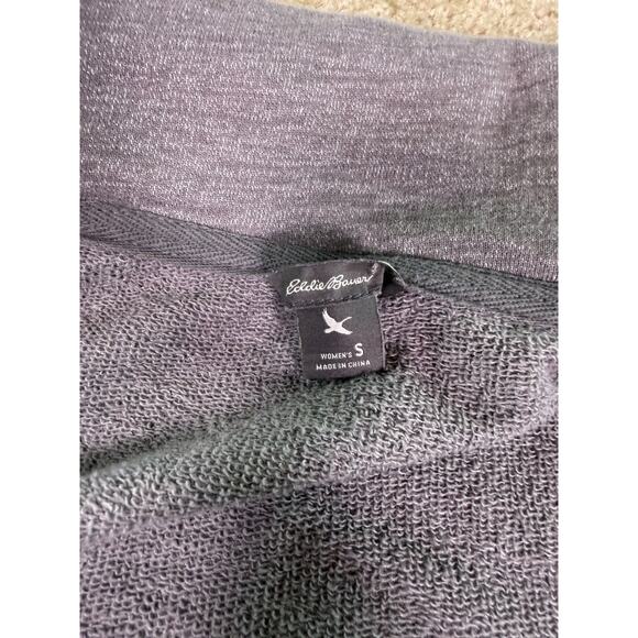 EDDIE BAUER Women's Long Sleeve Button Sweater Size S Gray Wrap E229 - Picture 5 of 9